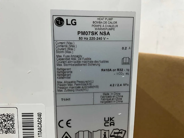 Lg pmo7sk airco binnen unit - afbeelding 6 van  6