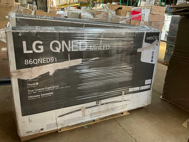 Lg qned mini led 86 inch 86qned916pa televisie (3x) - afbeelding 2 van  9