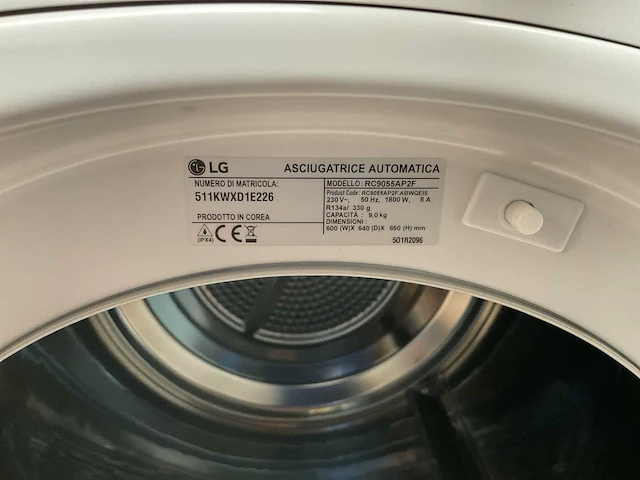 Lg rc9055ap2f droger (2x) - afbeelding 6 van  6
