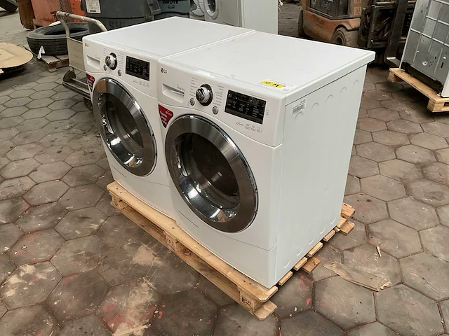 Lg rc9055ap2z wasdroger (2x) - afbeelding 2 van  6