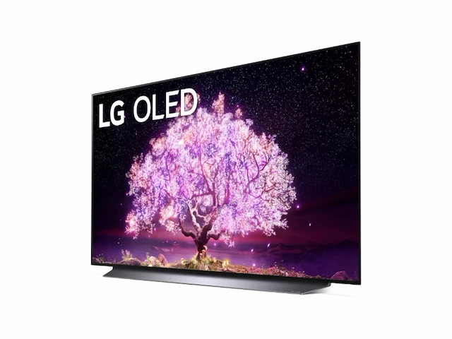 Lg tv c1 oled48c17lb 48 inch 4k 2021 buitenlands model zwart - afbeelding 2 van  5