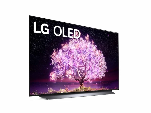 Lg tv c1 oled48c17lb 48 inch 4k 2021 buitenlands model zwart - afbeelding 3 van  5