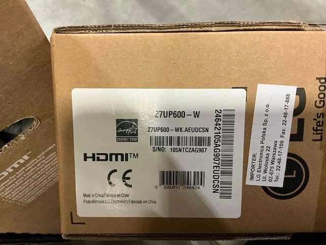 Lg uhd monitor 27up600 - afbeelding 2 van  2