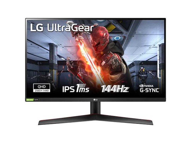 Lg ultragear 27gn800 - qhd ips gaming monitor - 144hz - 27 inch - afbeelding 1 van  2