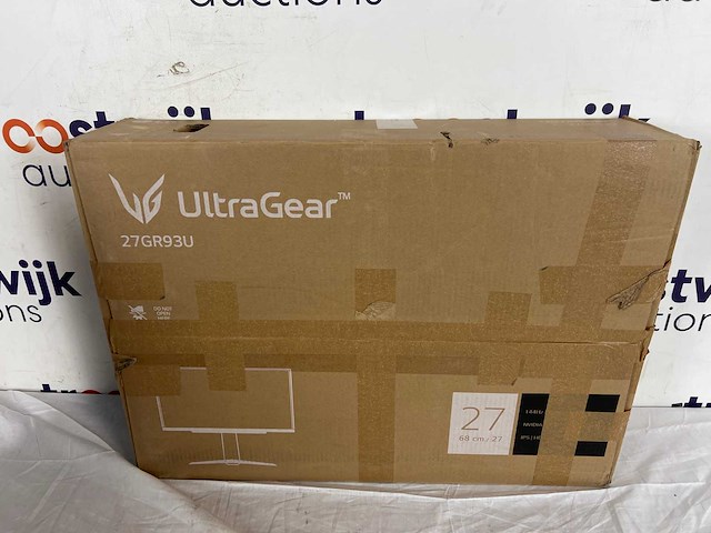Lg ultragear 27gr93u-b - 4k ips gaming monitor - 144hz - hdmi 2.1 - 27 inch - afbeelding 2 van  2