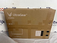 Lg ultragear 27gr93u-b - 4k ips gaming monitor - 144hz - hdmi 2.1 - 27 inch - afbeelding 2 van  2