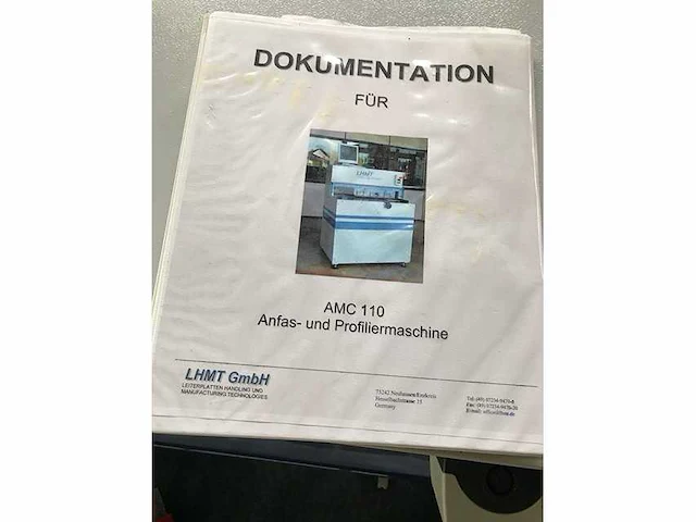 Lhmt - amc 110 - 2004 - chamferring machine - afbeelding 8 van  9