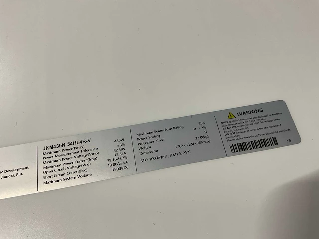 Libra energy 435wp mono 108 hc-nt zonnepaneel (4x) - afbeelding 8 van  9