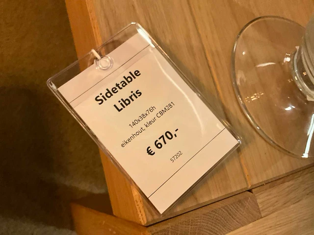 Libris eiken sidetable - afbeelding 7 van  7
