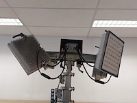 Lichtmast koppelbaar 230v 4x150w led mobiel trime, x-chain a0002, bouwjaar 2016 - afbeelding 3 van  20