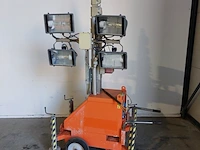 Lichtmast koppelbaar 230v 4x400w hqi mobiel towerlight, linktower, bouwjaar 2014 - afbeelding 10 van  17