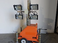 Lichtmast koppelbaar 230v 4x400w hqi mobiel towerlight, linktower, bouwjaar 2014 - afbeelding 1 van  17