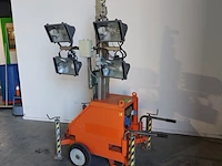 Lichtmast koppelbaar 230v 4x400w hqi mobiel towerlight, linktower, bouwjaar 2014 - afbeelding 13 van  17