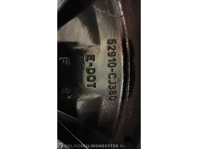 Lichtmetalen velgenset 19 inch kia, type b met goodyear band 4 seasons, bouwjaar 2023 - afbeelding 10 van  19
