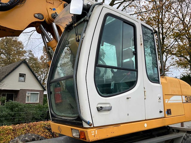 Liebherr - 2008 - a316 litronic - banden graafmachine - afbeelding 9 van  22