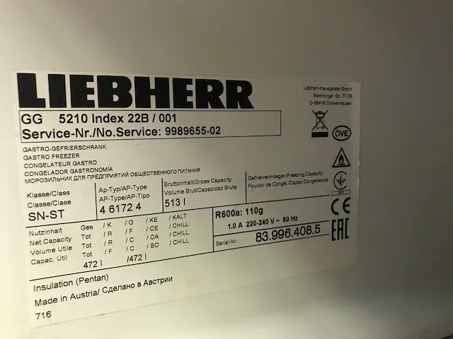 Liebherr - 4-6172-4 - vriezer - afbeelding 2 van  3