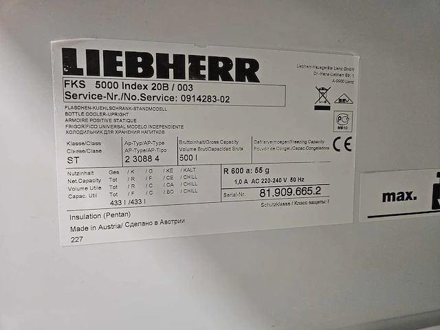 Liebherr - koelkast - afbeelding 5 van  5