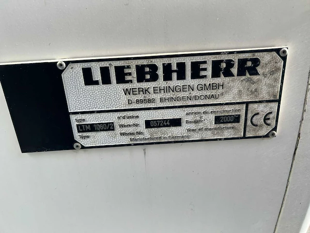 Liebherr - ltm1060/2 - telekraan - 2000 - afbeelding 10 van  20
