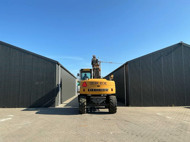 Liebherr a312 litronic banden graafmachine / mobiele kraan - afbeelding 20 van  50