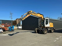 Liebherr a312 litronic banden graafmachine / mobiele kraan - afbeelding 48 van  50