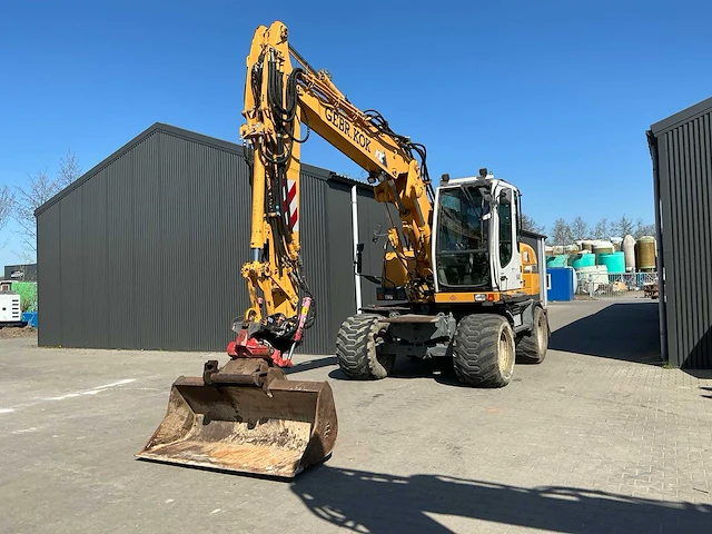 Liebherr a314 litronic banden graafmachine / mobiele kraan - afbeelding 5 van  58