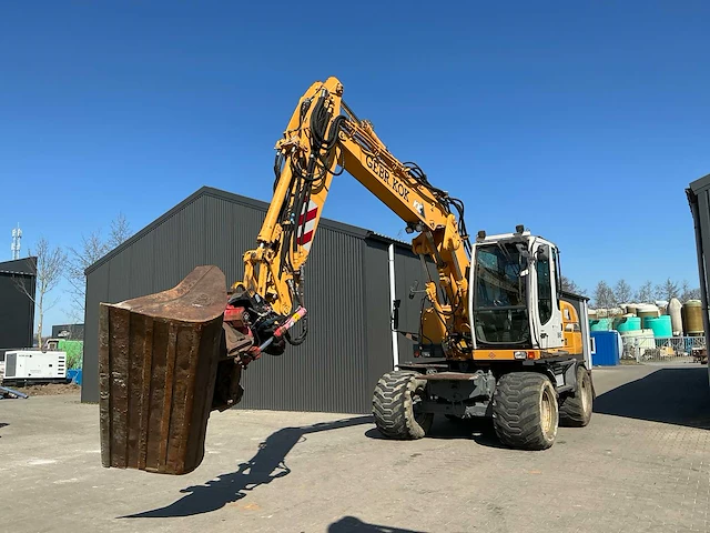 Liebherr a314 litronic banden graafmachine / mobiele kraan - afbeelding 8 van  58