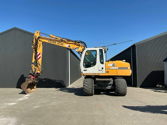 Liebherr a314 litronic banden graafmachine / mobiele kraan - afbeelding 14 van  58