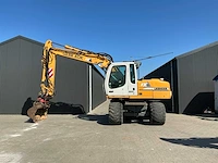 Liebherr a314 litronic banden graafmachine / mobiele kraan - afbeelding 14 van  58