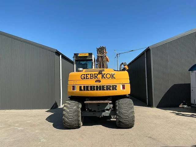 Liebherr a314 litronic banden graafmachine / mobiele kraan - afbeelding 15 van  58