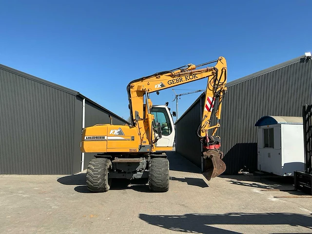 Liebherr a314 litronic banden graafmachine / mobiele kraan - afbeelding 16 van  58