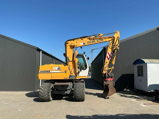 Liebherr a314 litronic banden graafmachine / mobiele kraan - afbeelding 17 van  58
