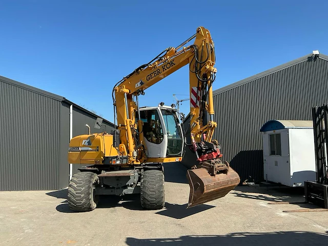 Liebherr a314 litronic banden graafmachine / mobiele kraan - afbeelding 18 van  58