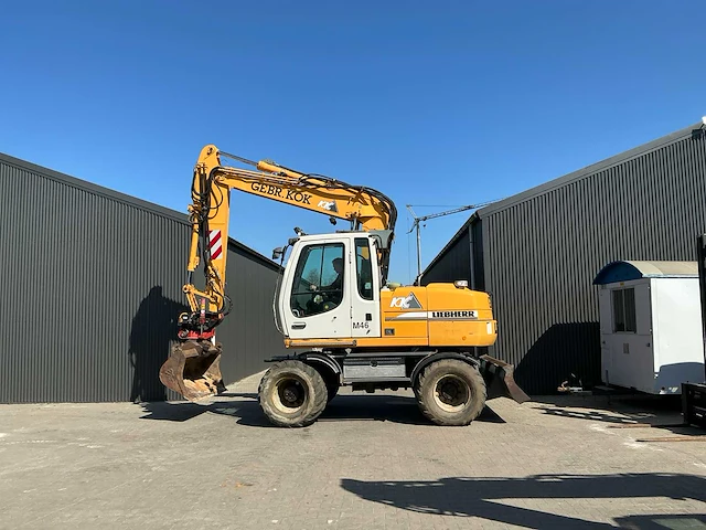 Liebherr a314 litronic banden graafmachine / mobiele kraan - afbeelding 20 van  58