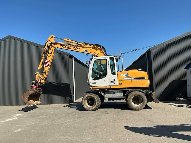 Liebherr a314 litronic banden graafmachine / mobiele kraan - afbeelding 21 van  58