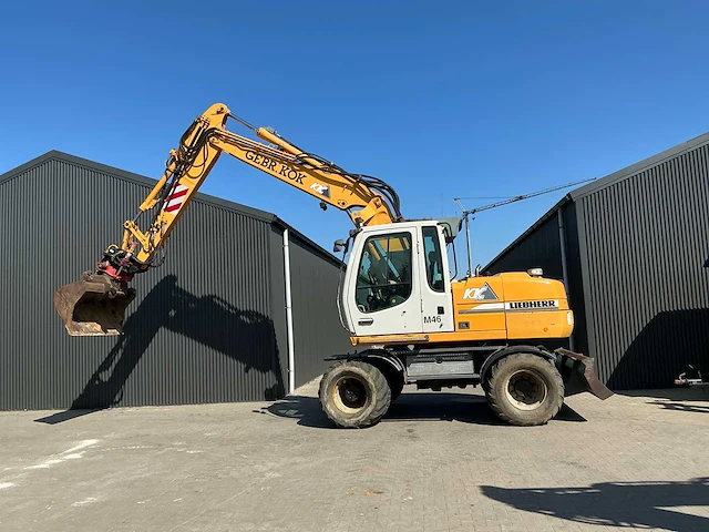 Liebherr a314 litronic banden graafmachine / mobiele kraan - afbeelding 22 van  58