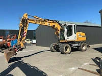 Liebherr a314 litronic banden graafmachine / mobiele kraan - afbeelding 12 van  58