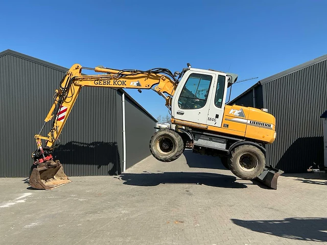 Liebherr a314 litronic banden graafmachine / mobiele kraan - afbeelding 26 van  58