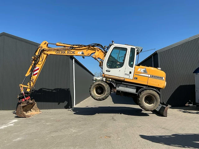 Liebherr a314 litronic banden graafmachine / mobiele kraan - afbeelding 27 van  58