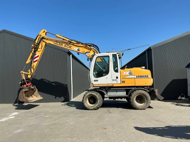 Liebherr a314 litronic banden graafmachine / mobiele kraan - afbeelding 28 van  58