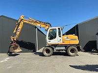 Liebherr a314 litronic banden graafmachine / mobiele kraan - afbeelding 28 van  58