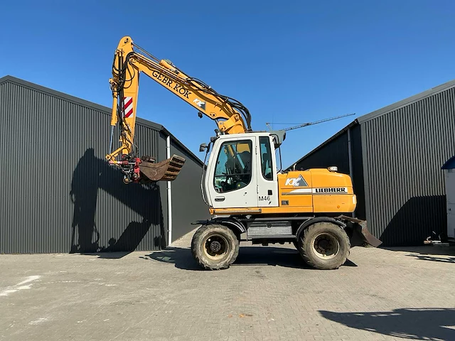 Liebherr a314 litronic banden graafmachine / mobiele kraan - afbeelding 29 van  58