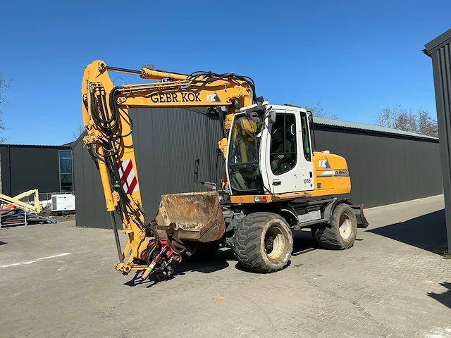Liebherr a314 litronic banden graafmachine / mobiele kraan - afbeelding 34 van  58