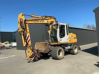 Liebherr a314 litronic banden graafmachine / mobiele kraan - afbeelding 34 van  58