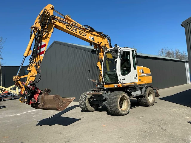 Liebherr a314 litronic banden graafmachine / mobiele kraan - afbeelding 45 van  58