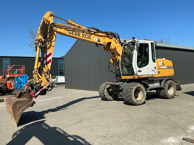 Liebherr a314 litronic banden graafmachine / mobiele kraan - afbeelding 56 van  58