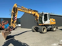 Liebherr a314 litronic banden graafmachine / mobiele kraan - afbeelding 56 van  58
