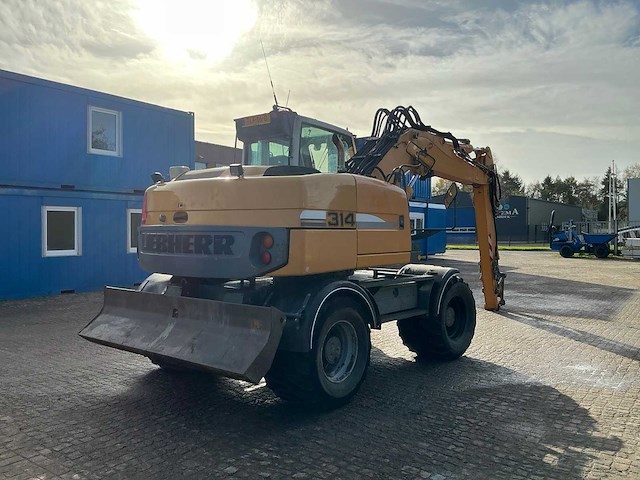 Liebherr a314 litronic banden graafmachine - afbeelding 25 van  30