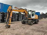 Liebherr a314 litronic banden graafmachine