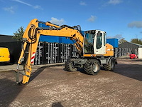 Liebherr a314 litronic banden graafmachine