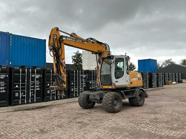 Liebherr a314 litronic banden graafmachine - afbeelding 2 van  54